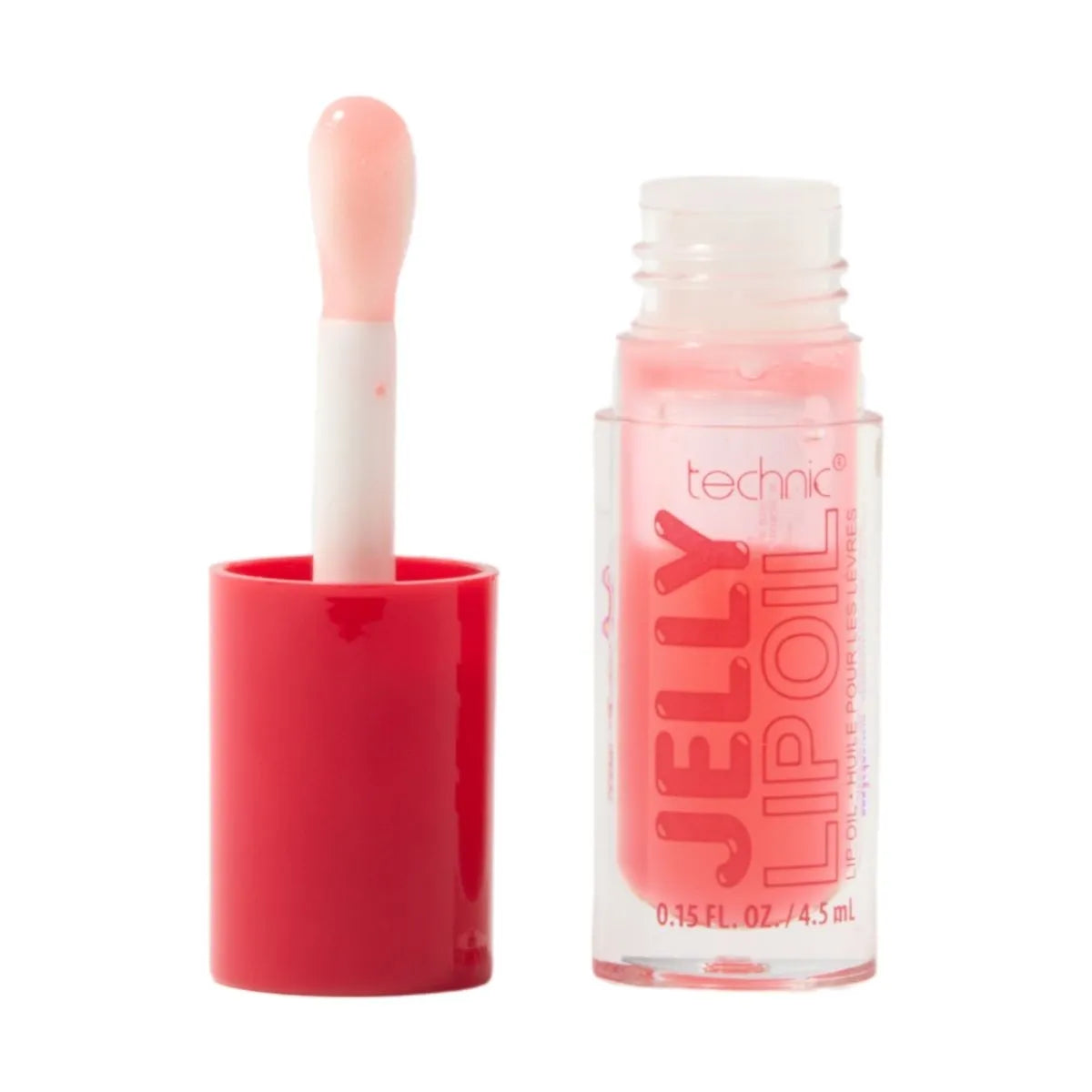 Technic Jelly Lip Oil Strawberry Split – Glossy, Hydrating & Vegan