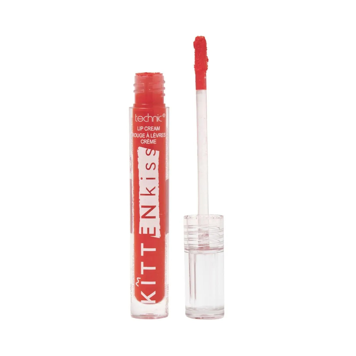Technic Kitten Kiss Lip Cream High Voltage – Bold Vegan Red Lips