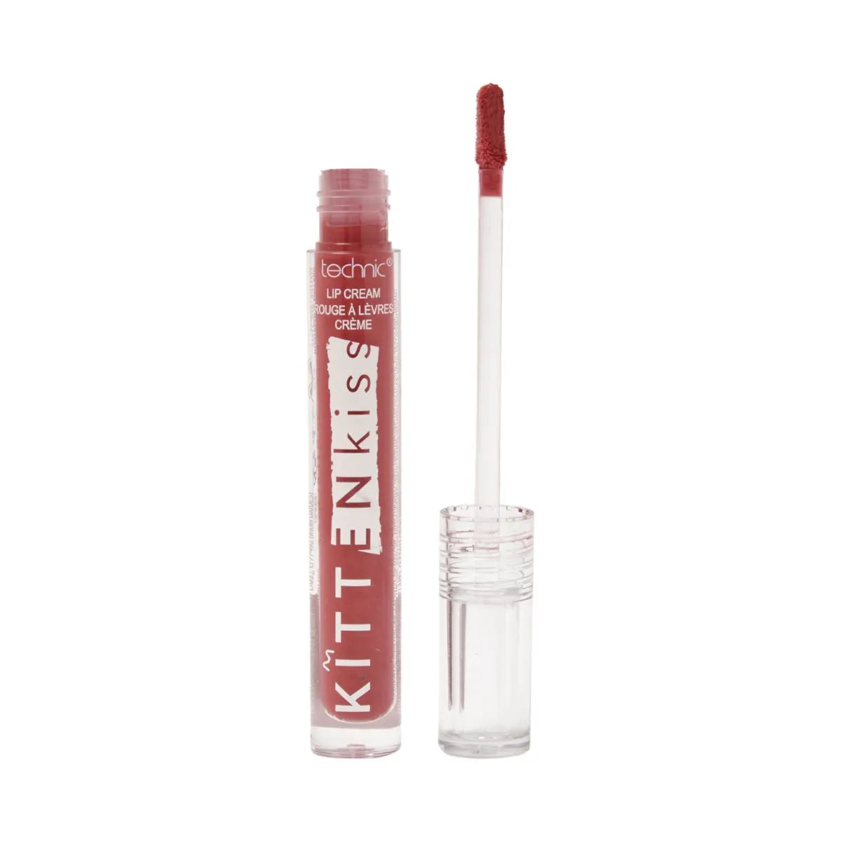 Technic Kitten Kiss Lip Cream – Cheeky Felicia, Bold Matte Pink