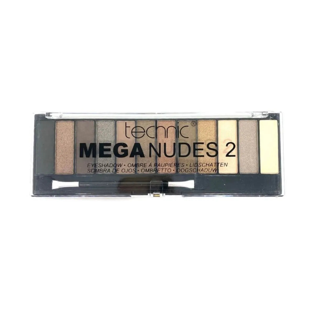 Technic Mega Nudes 2 Eyeshadow Palette – 12 Earthy Neutrals