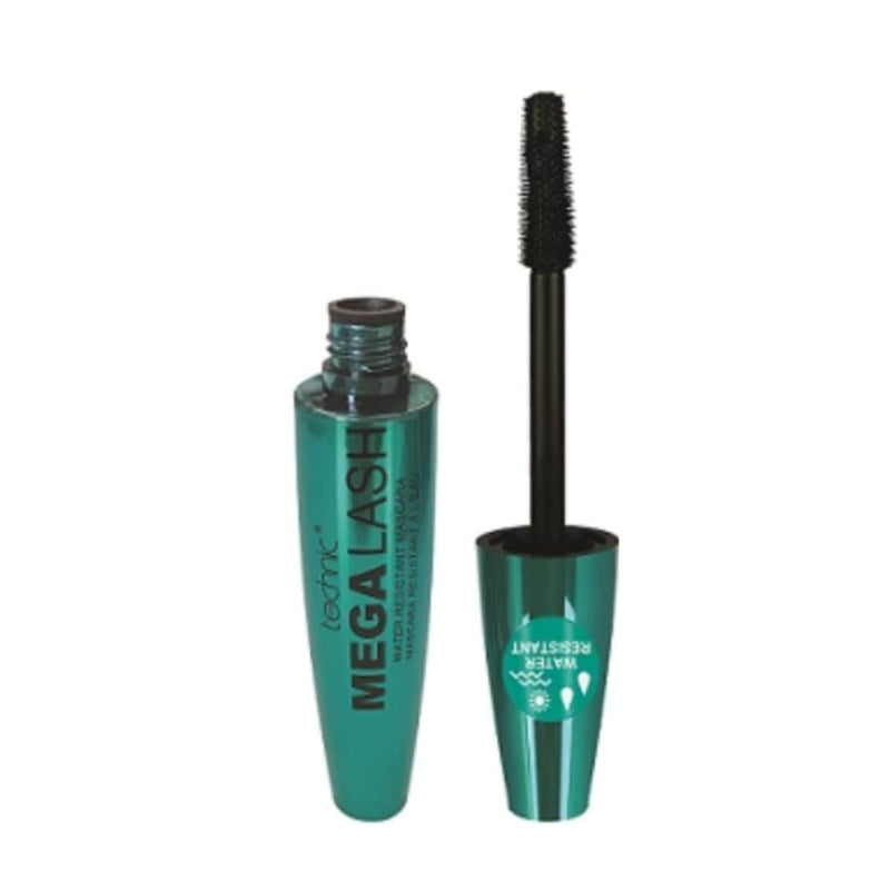 Technic Mega Lash Mega Volumising Mascara Black(Water Resistant) | Discount Brand Name Cosmetics