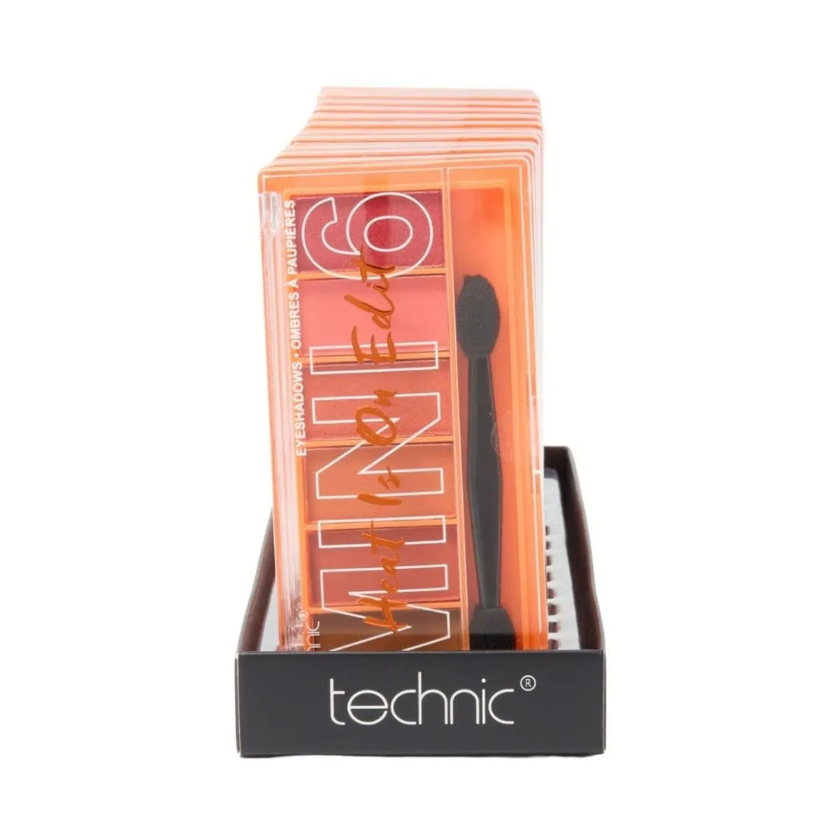 Technic Mini Eyeshadow Palette – 6 Bold Shades in Compact Form