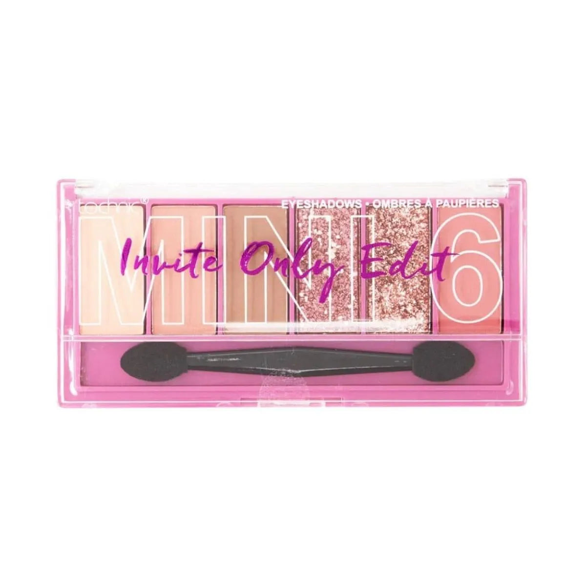 Technic Invite Only Eyeshadow Mini – 6 Bold, Blendable Shades
