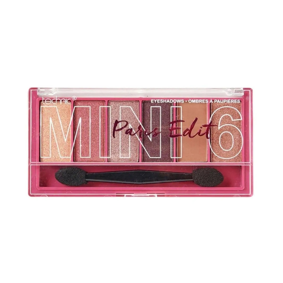 Technic Mini Paris Eyeshadow Palette – 6 Bold & Blendable Shades
