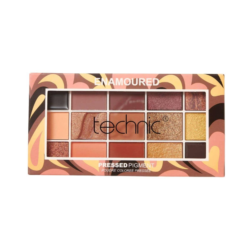 Technic Pressed Pigment Eyeshadow Palette - Enamoured | Discount Brand Name Cosmetics