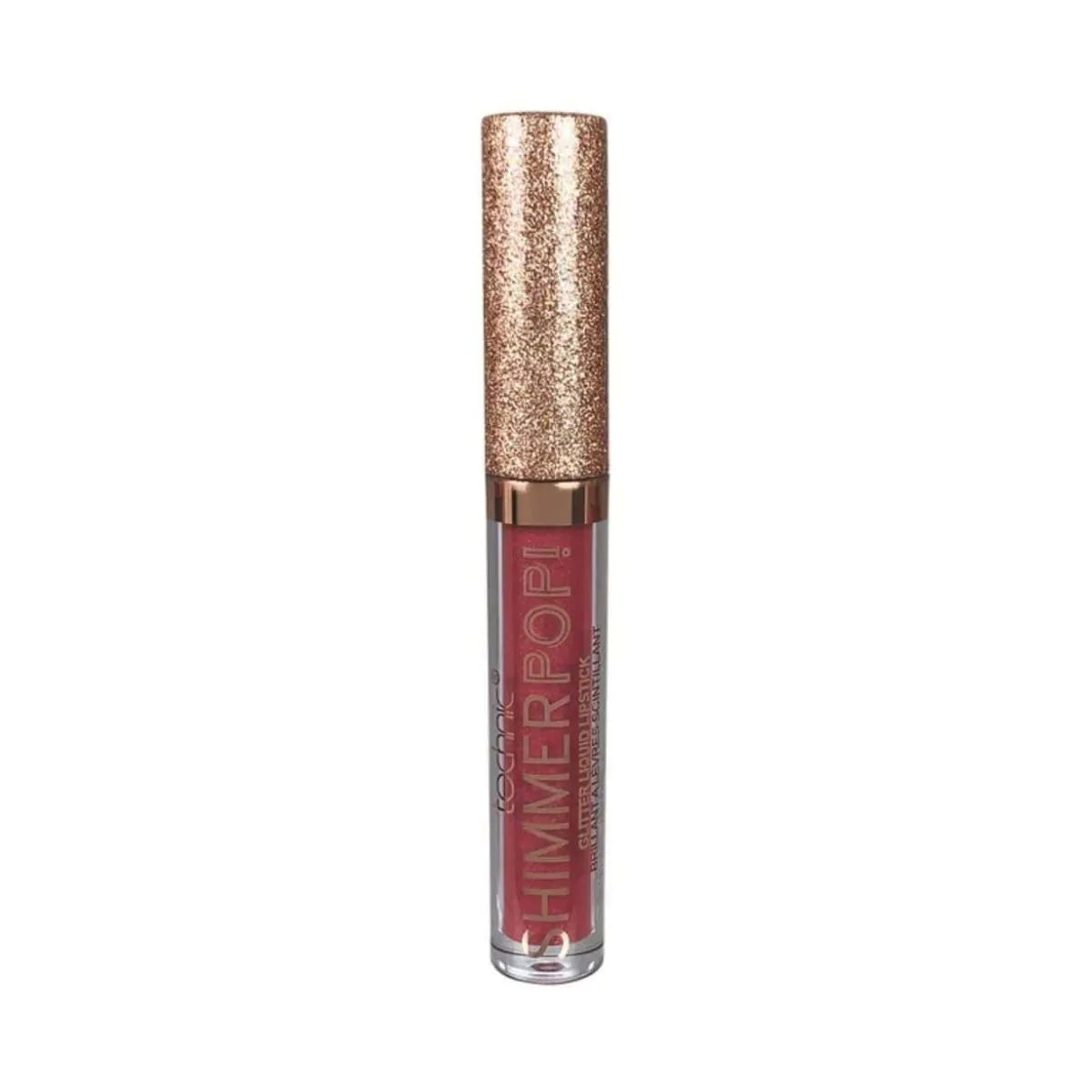 Technic ShimmerPop Glitter Lipstick – Twist & Shout Nude Sparkle