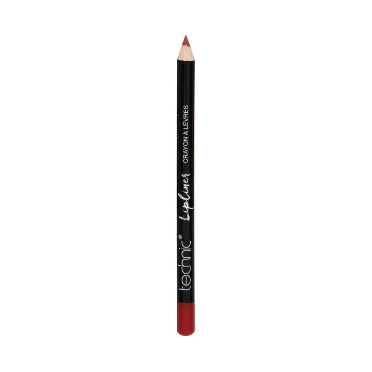 Technic Wooden Lip Pencil – Firefly Bold Warm Red