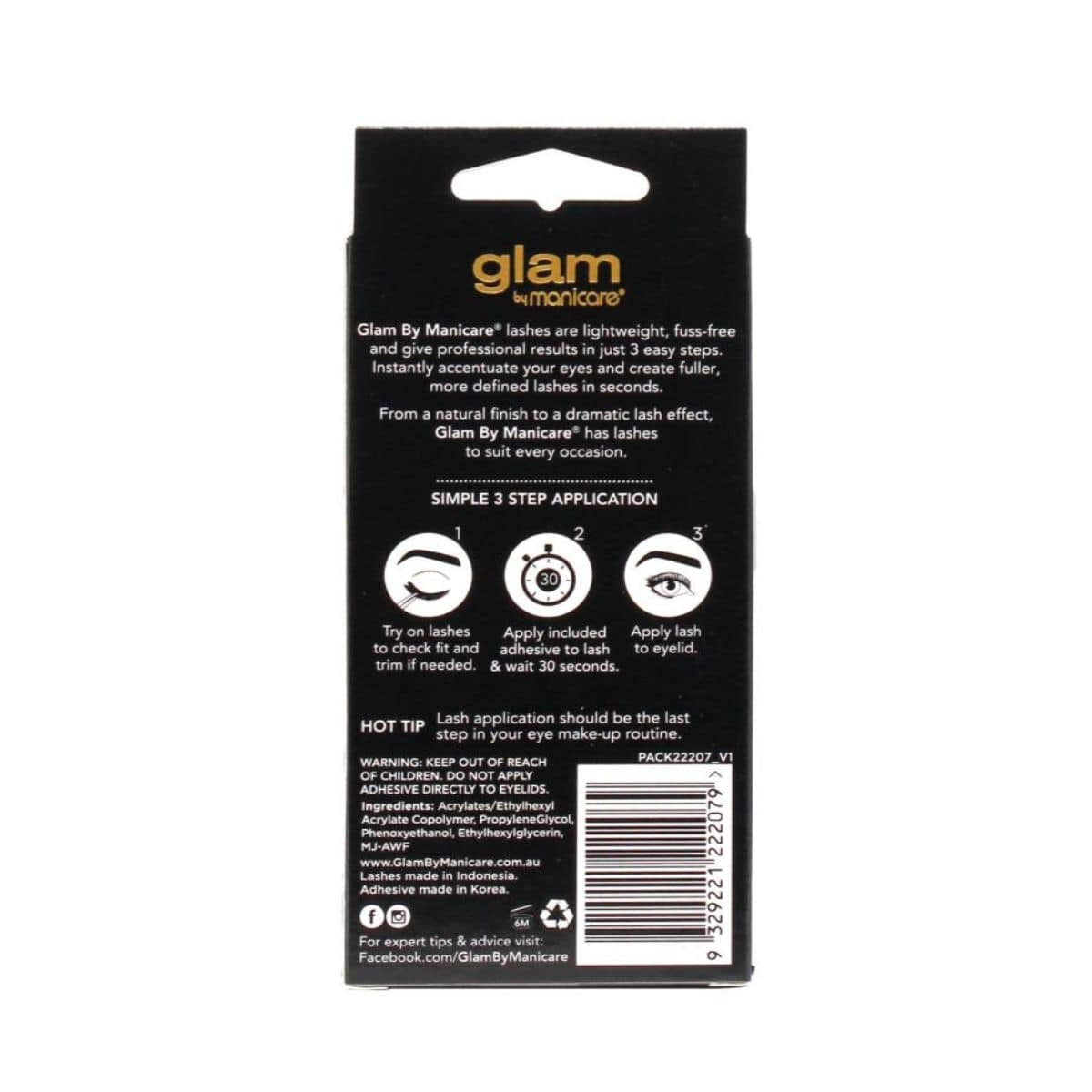 Manicare 2 Pair Volume Mink Effect Lashes - Miranda 24 | Discount Brand Name Cosmetics