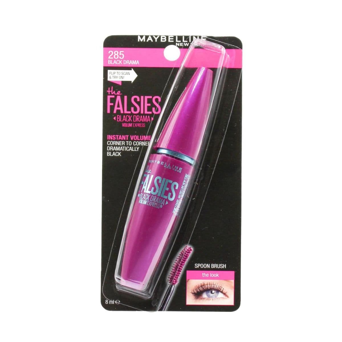 Maybelline The Falsies Volume Express Mascara - Black Drama 285 | Discount Brand Name Cosmetics 