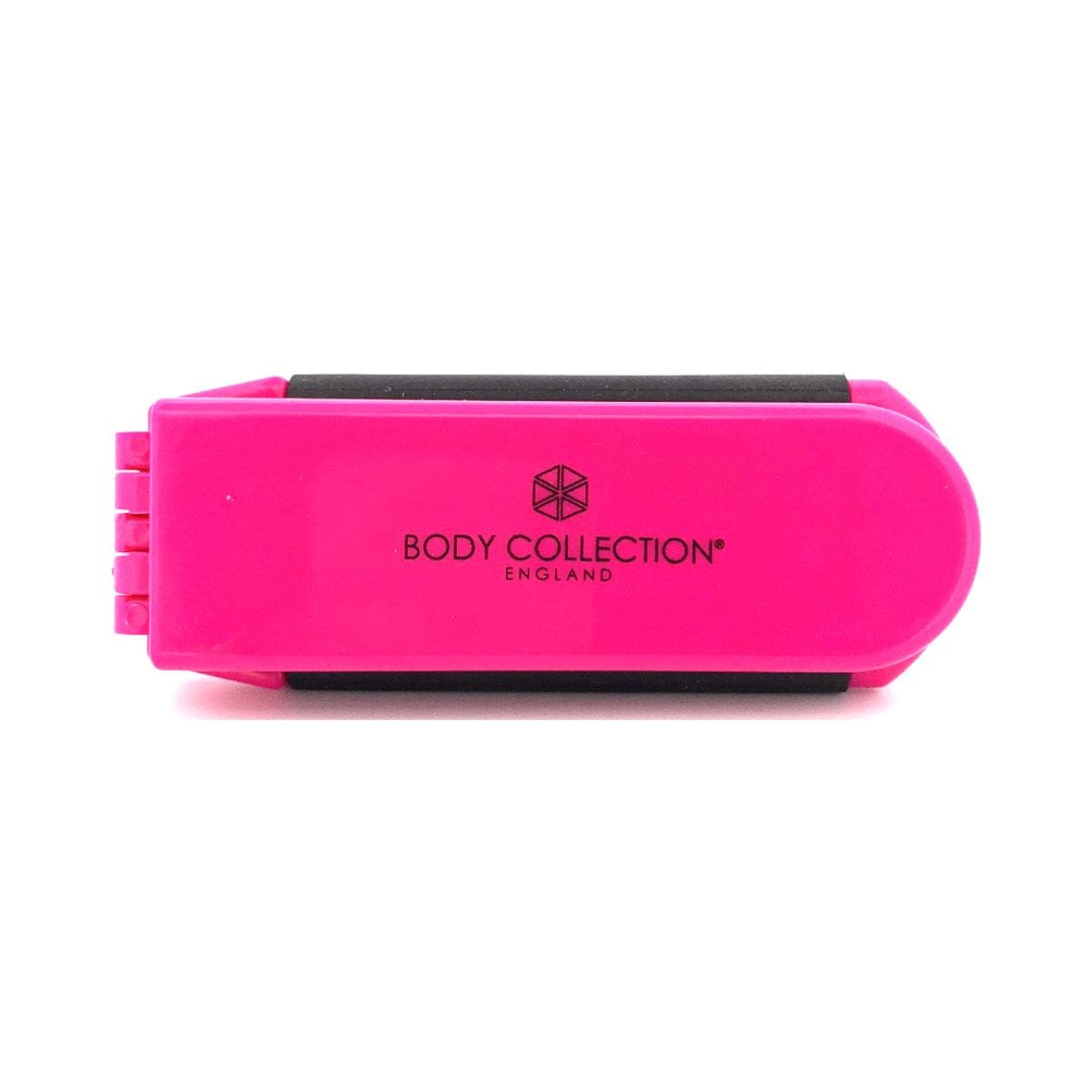 Body Collection Folding Brush with Mirror - Pink | Discount Brand Name Cosmetics