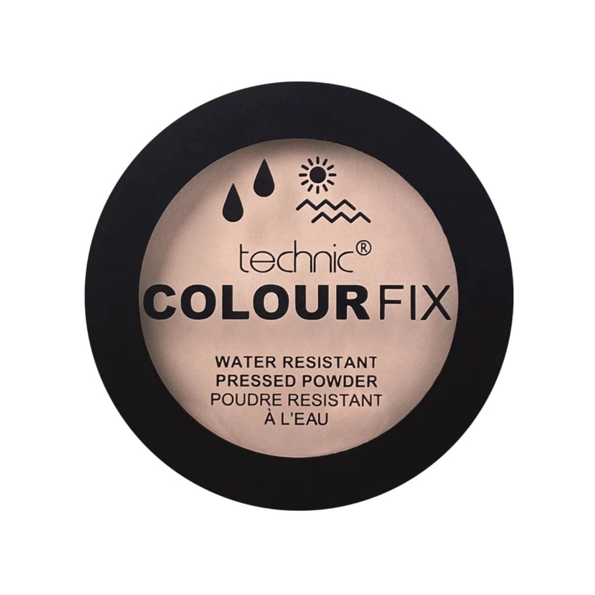 Technic Colour Fix Water Resistant Pressed Powder - Blanched Almond | Discount Brand Name Cosmetics