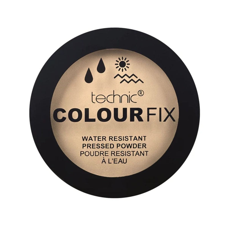 Technic Colour Fix Water Resistant Pressed Powder - Cashew | Discount Brand Name Cosmetics