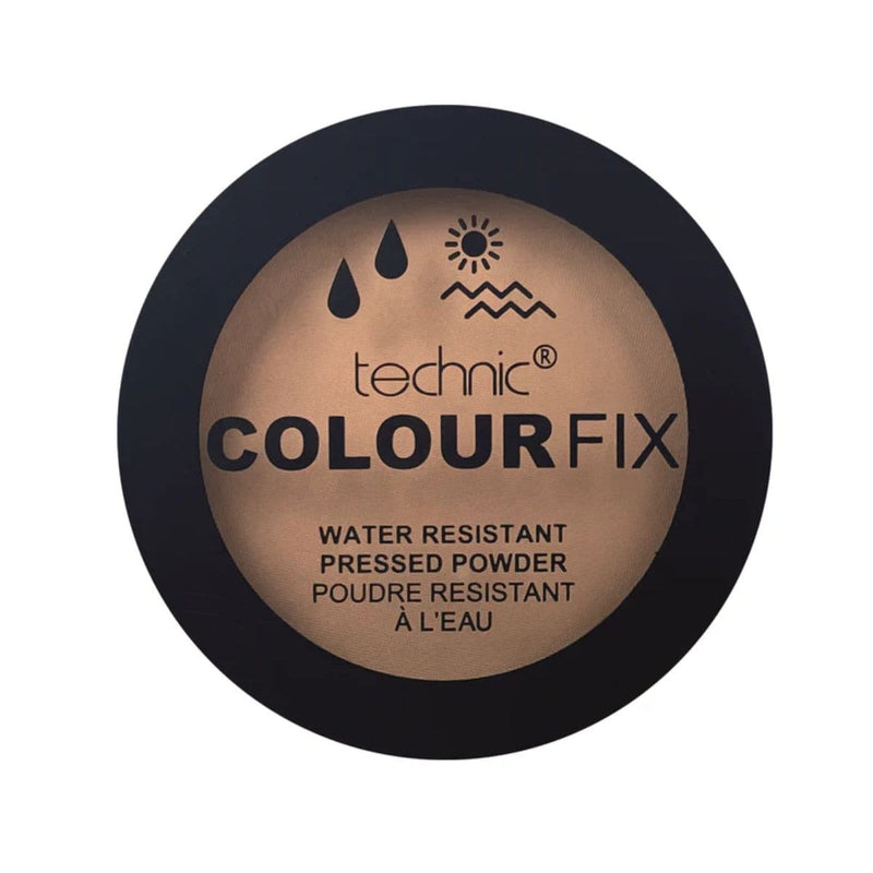 Technic Colour Fix Water Resistant Pressed Powder - Hazelnut | Discount Brand Name Cosmetics