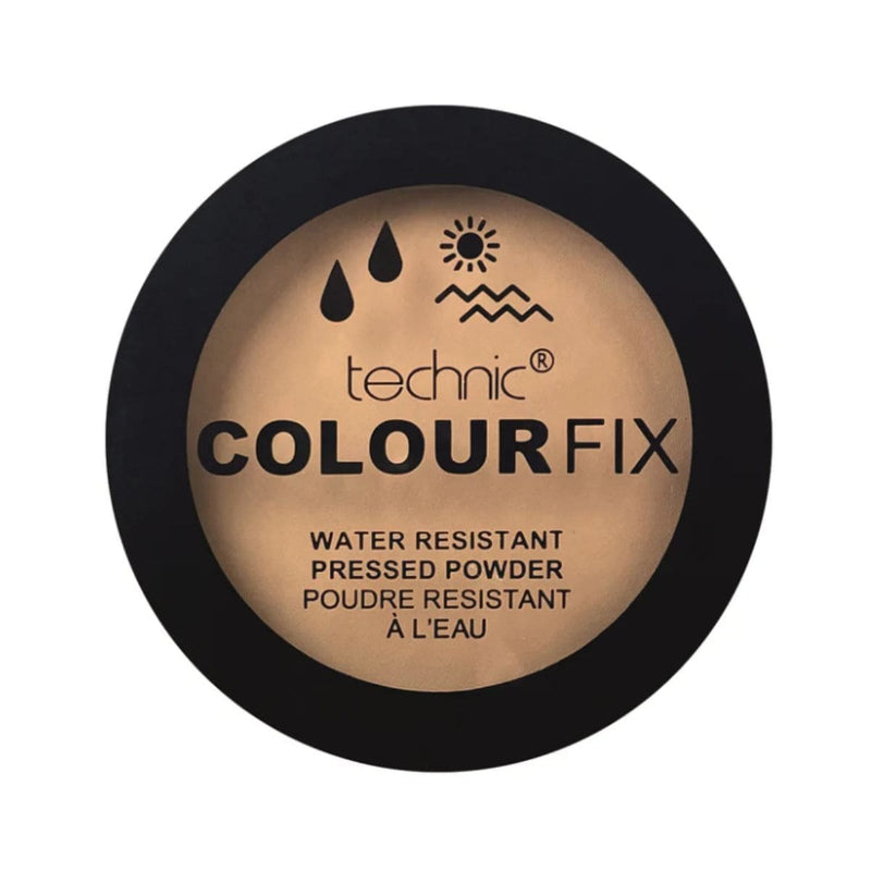 Technic Colour Fix Water Resistant Pressed Powder - Pecan | Discount Brand Name Cosmetics