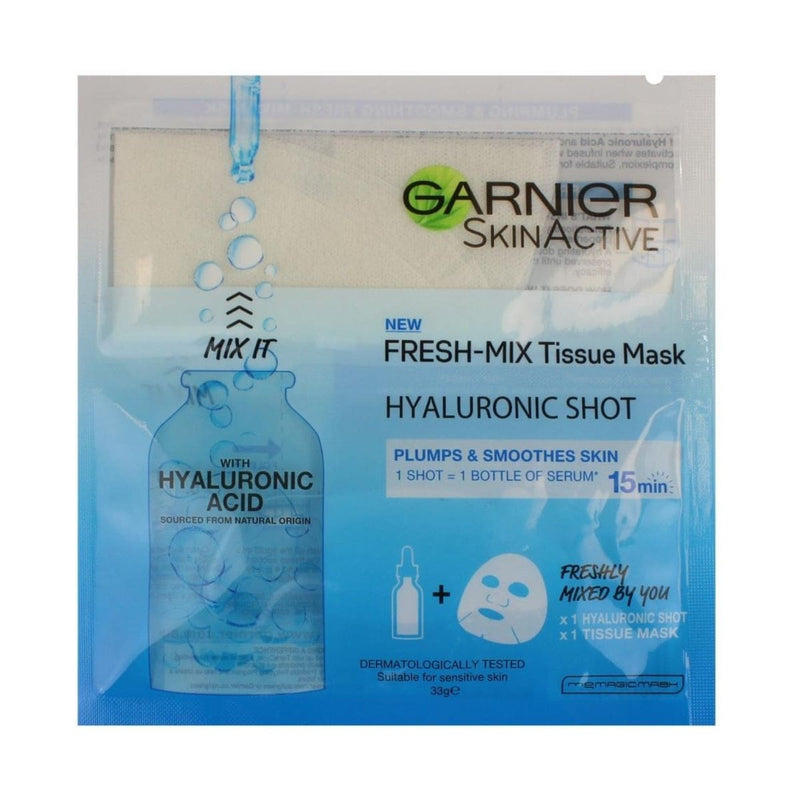 Garnier Fresh Mix Tissue Face Mask with Hyaluronic Acid