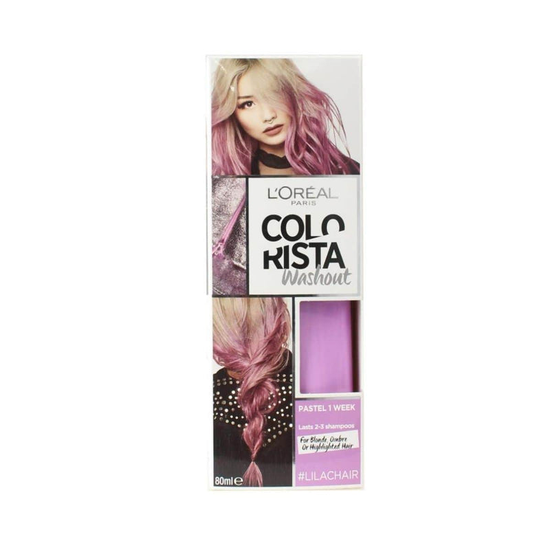 L'Oreal Colorista Washout Hair Colour Pastel 1 Week - Lilac Hair | Discount Brand Name Cosmetics
