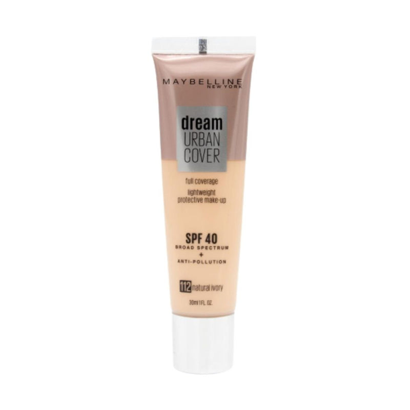 Maybelline Dream Urban Cover Liquid Foundation - Natural Ivory 112 | Discount Brand Name Cosmetics