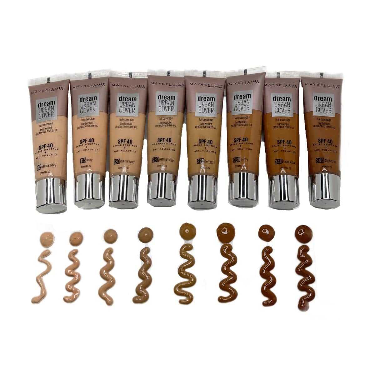 Maybelline Dream Urban Cover Liquid Foundation - Cafe au Lait 348 | Discount Brand Name Cosmetics