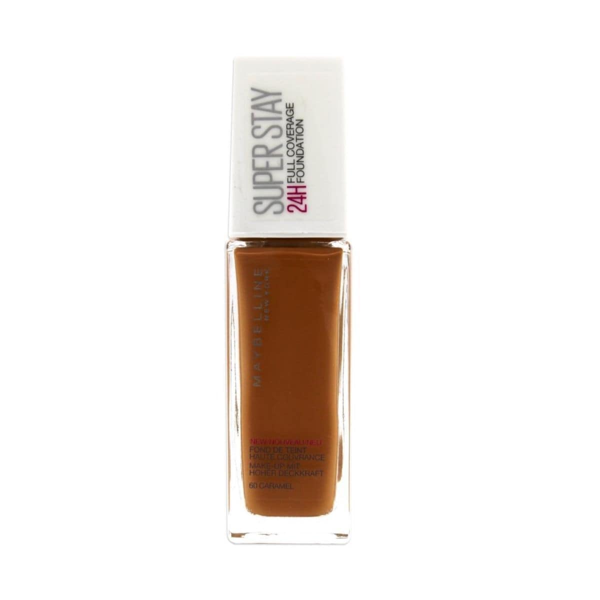 Maybelline SuperStay 24H Full Coverage Foundation - Caramel 060 | Discount Brand Name Cosmetics