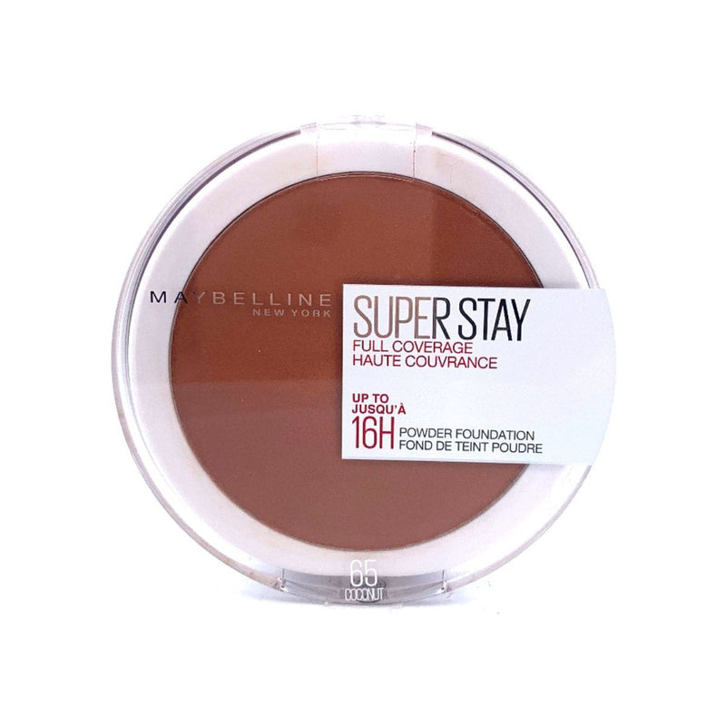 Maybelline SuperStay Full Coverage 16H Powder Foundation - Coconut 65 | Discount Brand Name Cosmetics  