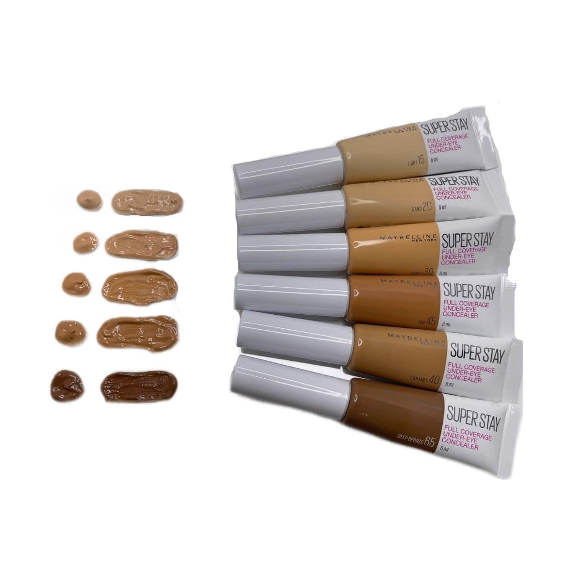 Maybelline Superstay Full Coverage Under Eye Liquid Concealer - Light 15 | Discount Brand Name Cosmetics