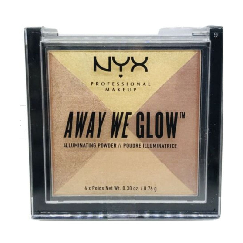 NYX Away We Glow Illuminating Powder - Candlelit 03 | Discount Brand Name Cosmetics