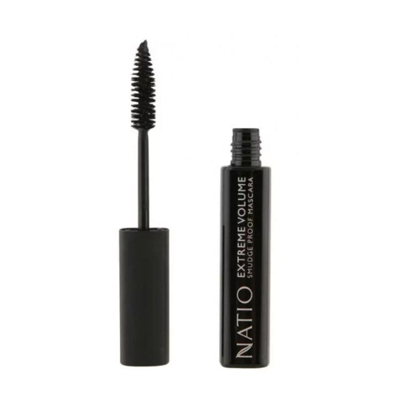 Natio Extreme Volume Smudge Proof Mascara - Brown Black | Discount Brand Name Cosmetics