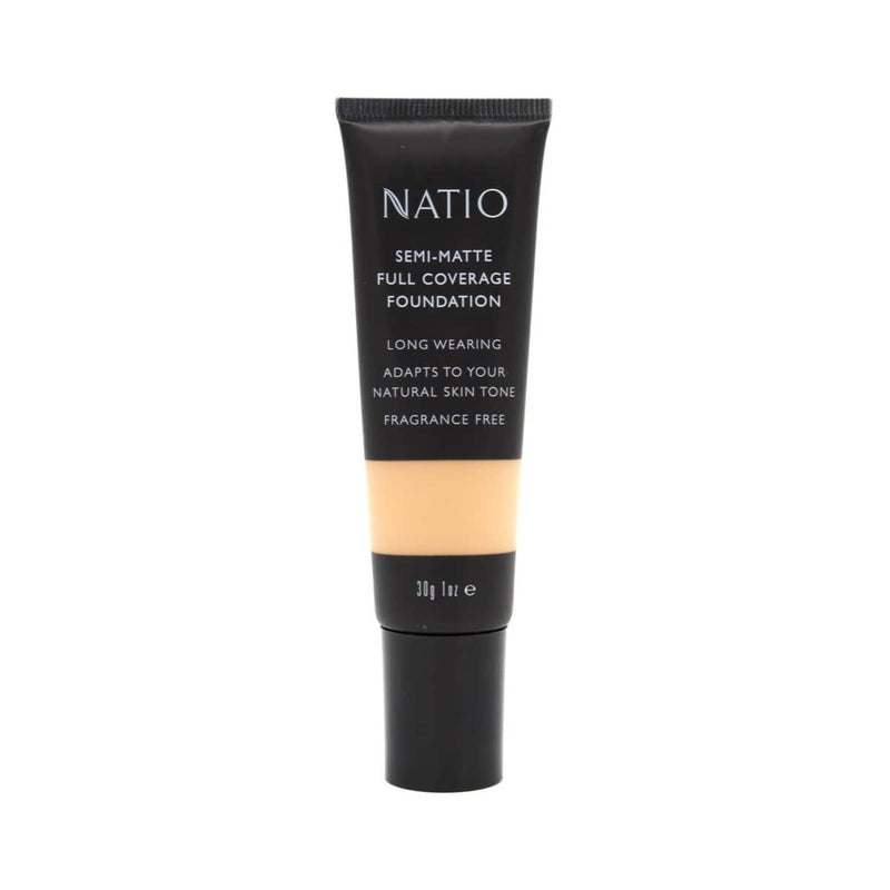 Natio Semi-Matte Full Coverage Foundation - Dune | Discount Brand Name Cosmetics