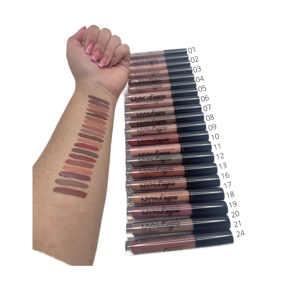 NYX Lip Lingerie Lipstick - Teddy 10 | Discount Brand Name Cosmetics