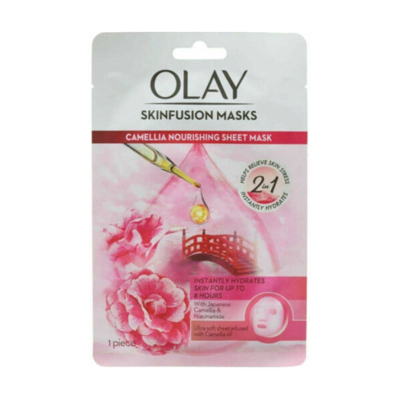 Olay SkinFusion Sheet Mask - Camellia Nourishing | Discount Brand Name Cosmetics