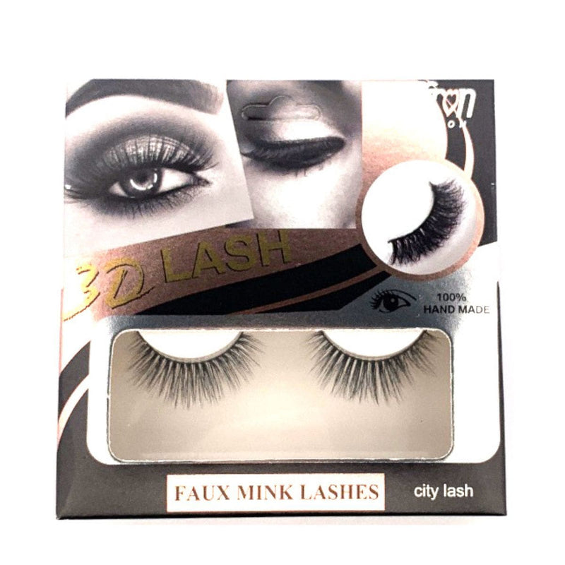 Saffron 3D Faux Mink Lashes - City Lash | Discount Brand Name Cosmetics