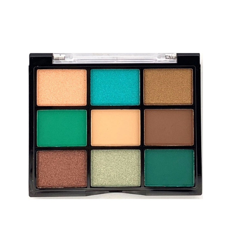 Saffron 9 Colours Eyeshadow - Earth 02 | Discount Brand Name Cosmetics