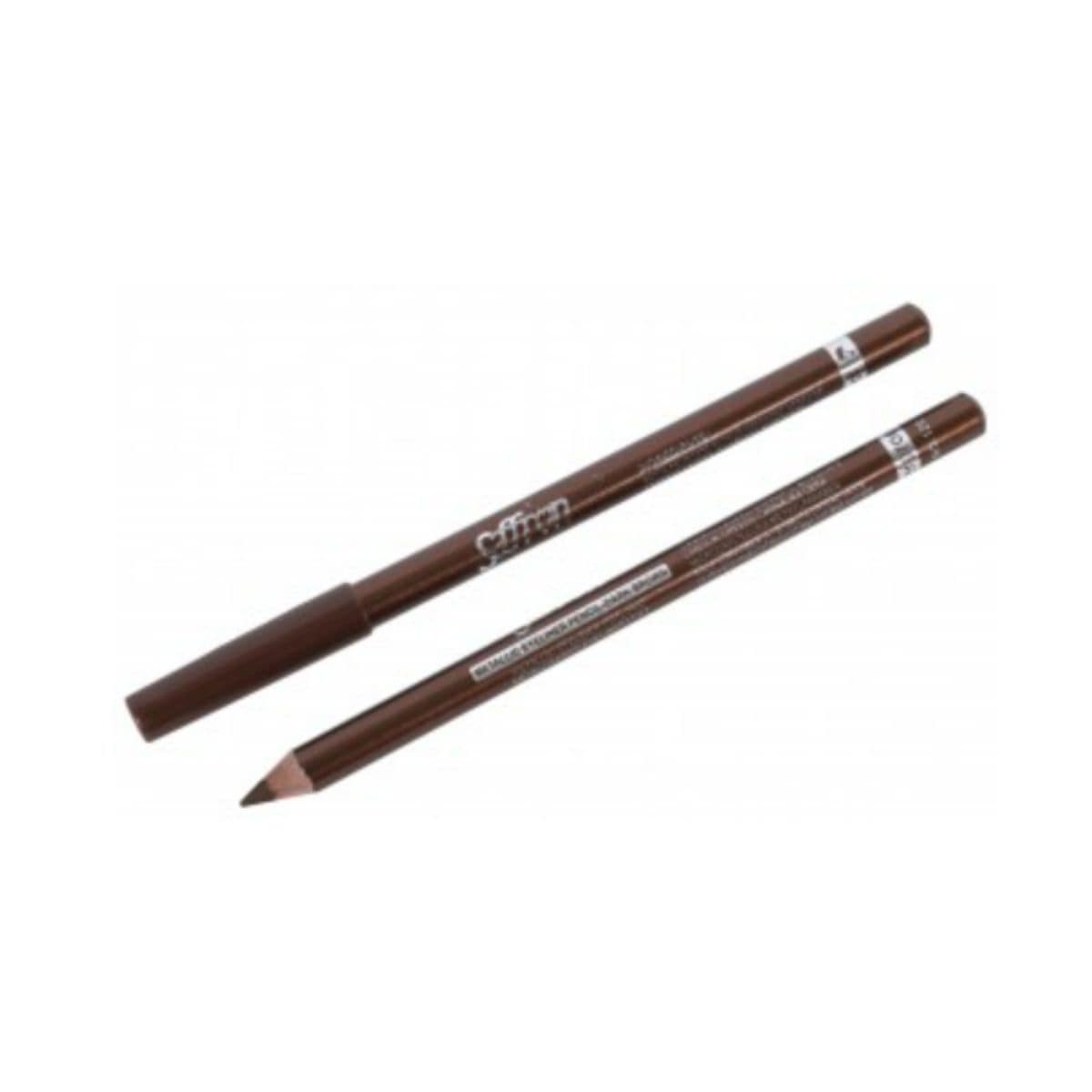 Saffron Metallic Eye Pencil - Dark Brown | Discount Brand Name Cosmetics