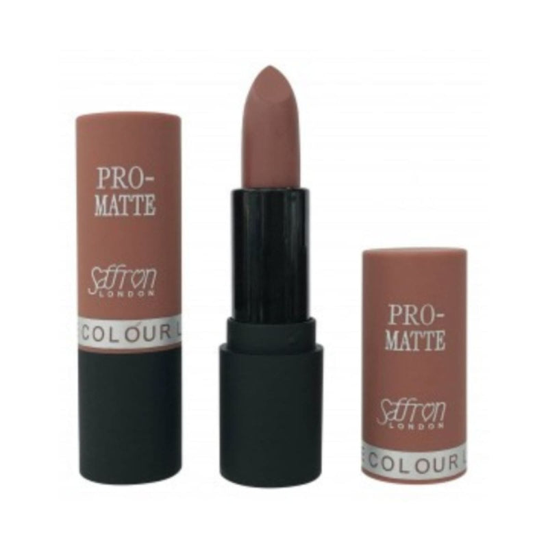 Saffron Pro Matte Colour Lipstick - 07 Matte Brown Sugar | Discount Brand Name Cosmetics