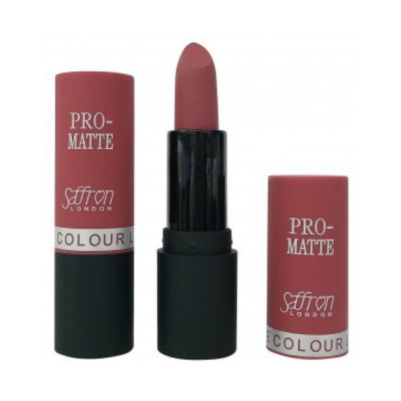 Saffron Pro Matte Colour Lipstick - 10 Matte Perfect Red | Discount Brand Name Cosmetics