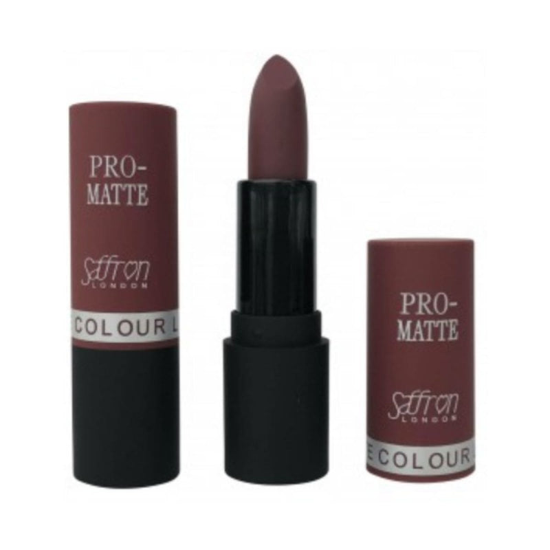 Saffron Pro Matte Colour Lipstick - 11 Matte Whipped Caviar | Discount Brand Name Cosmetics