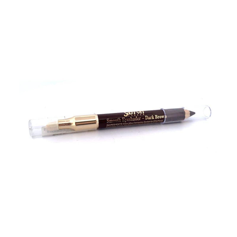 Saffron Smooth Eyeshader Pencil - Dark Brown | Discount Brand Name Cosmetics