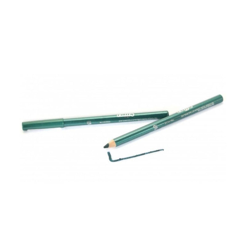 Saffron London Soft Kohl Kajal Eye Liner Pencil - Forest Green  | Discount Brand Name Cosmetics