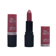 Saffron Pro Matte Colour Lipstick - 15 Deep Pink | Discount Brand Name Cosmetics