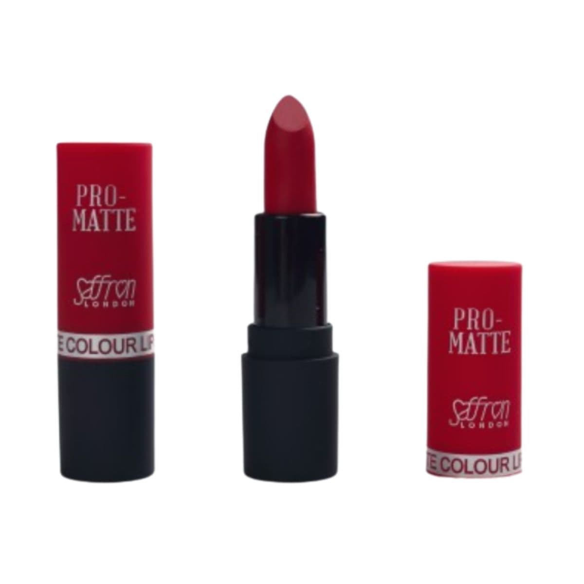 Saffron Pro Matte Colour Lipstick -18 Diamond Red | Discount Brand Name Cosmetics