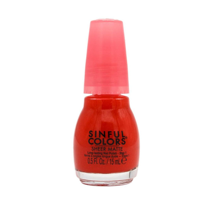 Sinful Colors Bold Color Nail Polish - Ruby Tutu (Sheer Matte) | Discount Brand Name Cosmetics