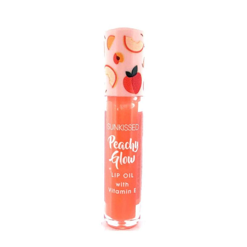 SunKissed Peachy Glow Lip Oil - 4.2ml | Discount Brand Name Cosmetics