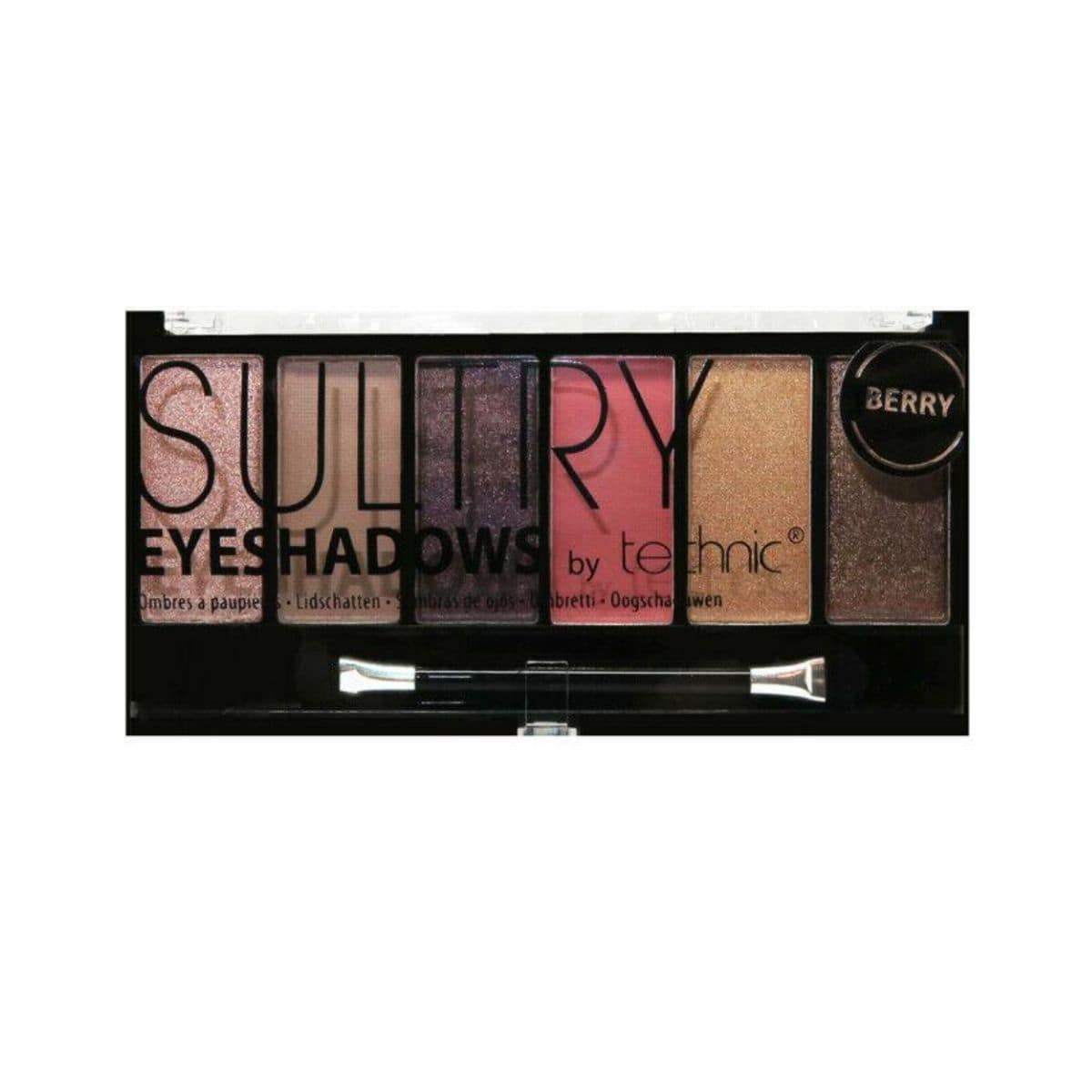 Technic 6pc Eyeshadow Palette - Sultry Berry  | Discount Brand Name Cosmetics