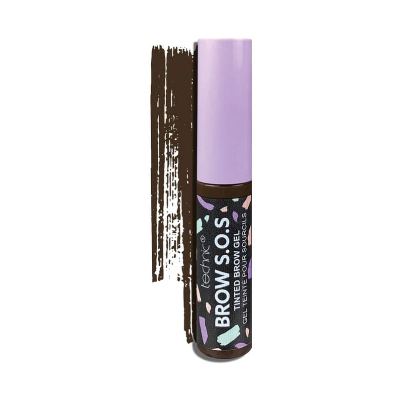 Technic Brow S.O.S Tinted Brow Gel - Dark Chocolate | Discount Brand Name Cosmetics