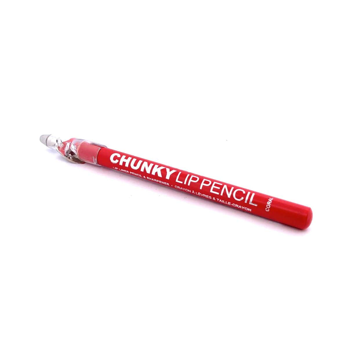 Technic Chunky Lip Pencil With Sharpener - Coral | Discount Brand Name Cosmetics