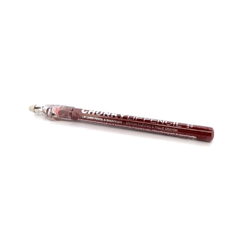 Technic Chunky Lip Pencil With Sharpener - Dark Red | Discount Brand Name Cosmetics