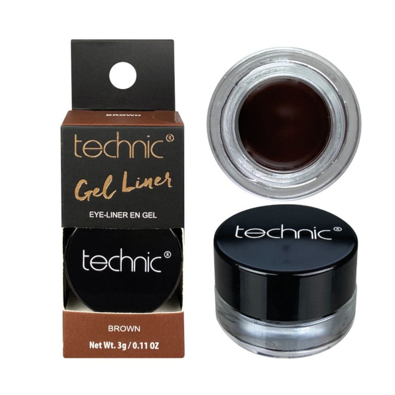 Technic Gel Liner Eyeliner Gel - Brown | Discount Brand Name Cosmetics