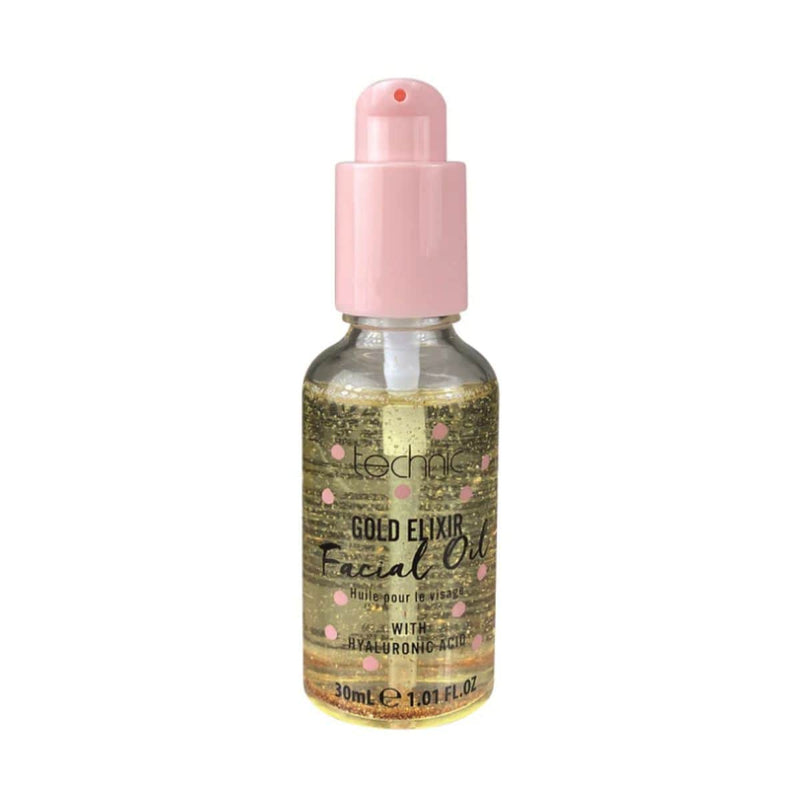 Technic Gold Elixir Facial Oil with Hyaluronic Acid | Discount Brand Name Cosmetics
