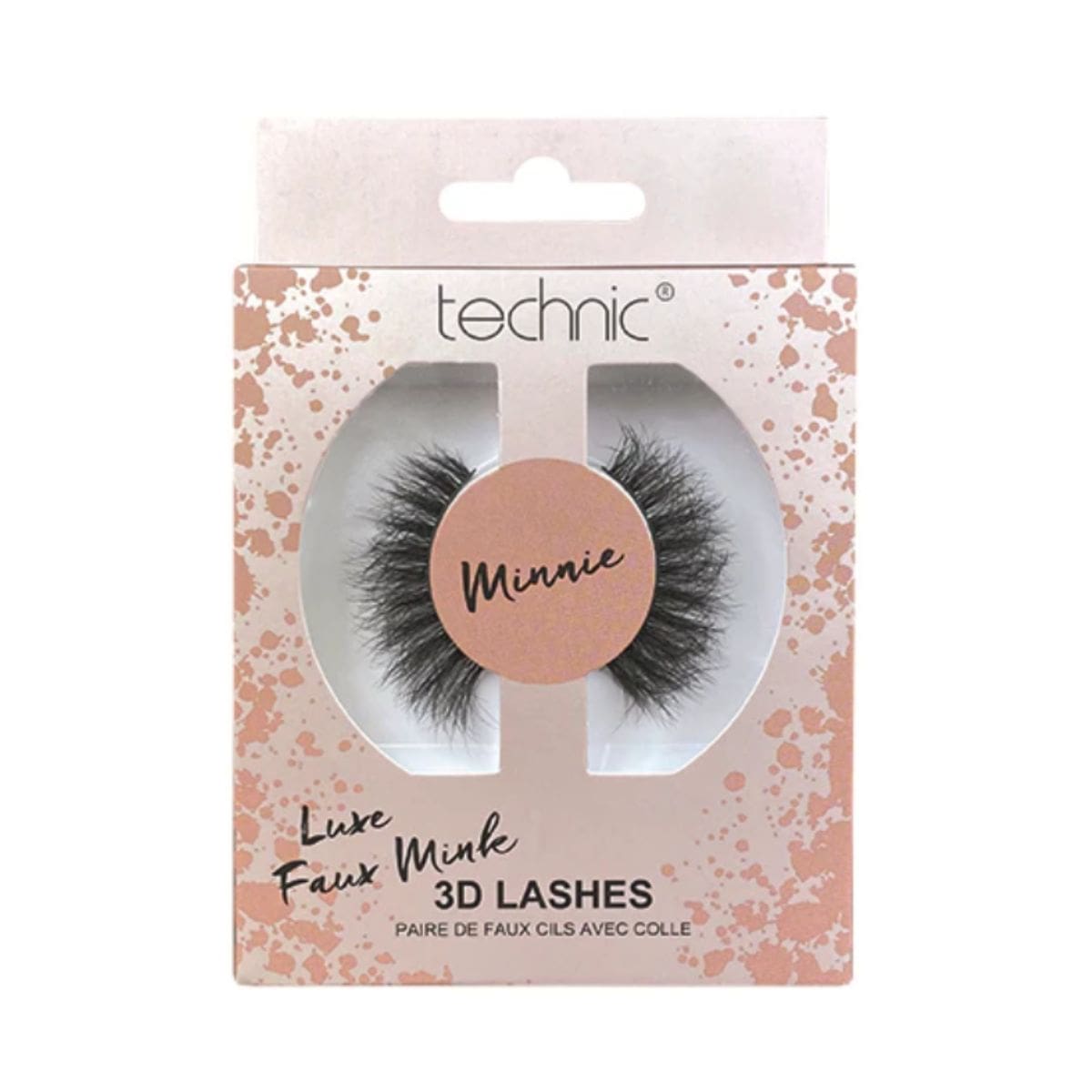 Technic Luxe Faux Mink 3D Lashes - Minnie | Discount Brand Name Cosmetics