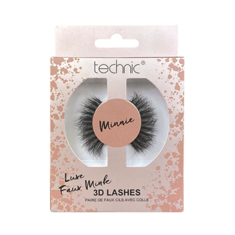 Technic Luxe Faux Mink 3D Lashes - Minnie | Discount Brand Name Cosmetics